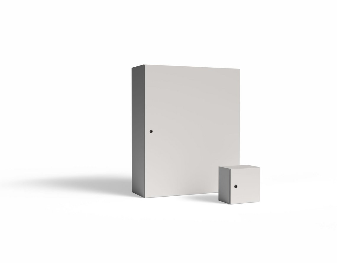 EMC enclosure made of sheet steel