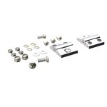 Screw-on hinge 120°