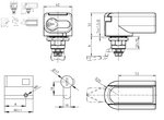 Druck Compact handle for Profile half cylinder