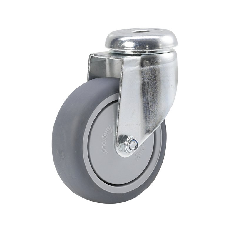 Single swivel caster, load capacity 75 kg Single swivel caster, load capacity 75 kg