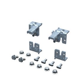 Mounting bracket set for mounting plates type 0348