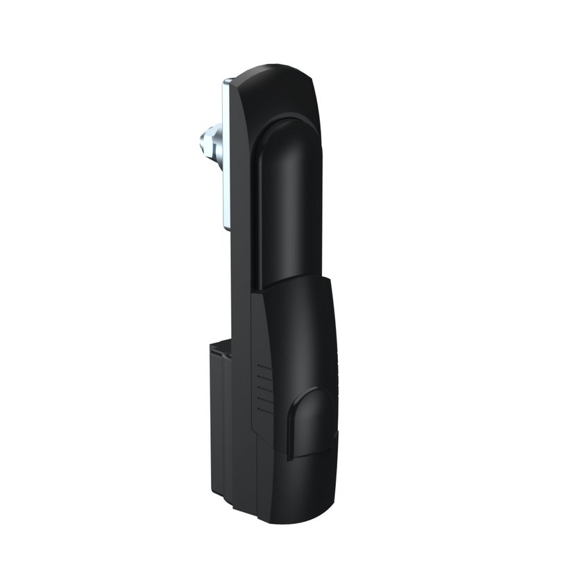 Pivot lever with sliding barrel cover Pivot lever with sliding barrel cover