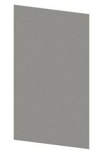 Bolted rear panel made of sheet steel