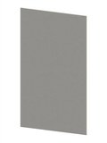 Bolted rear panel made of sheet steel