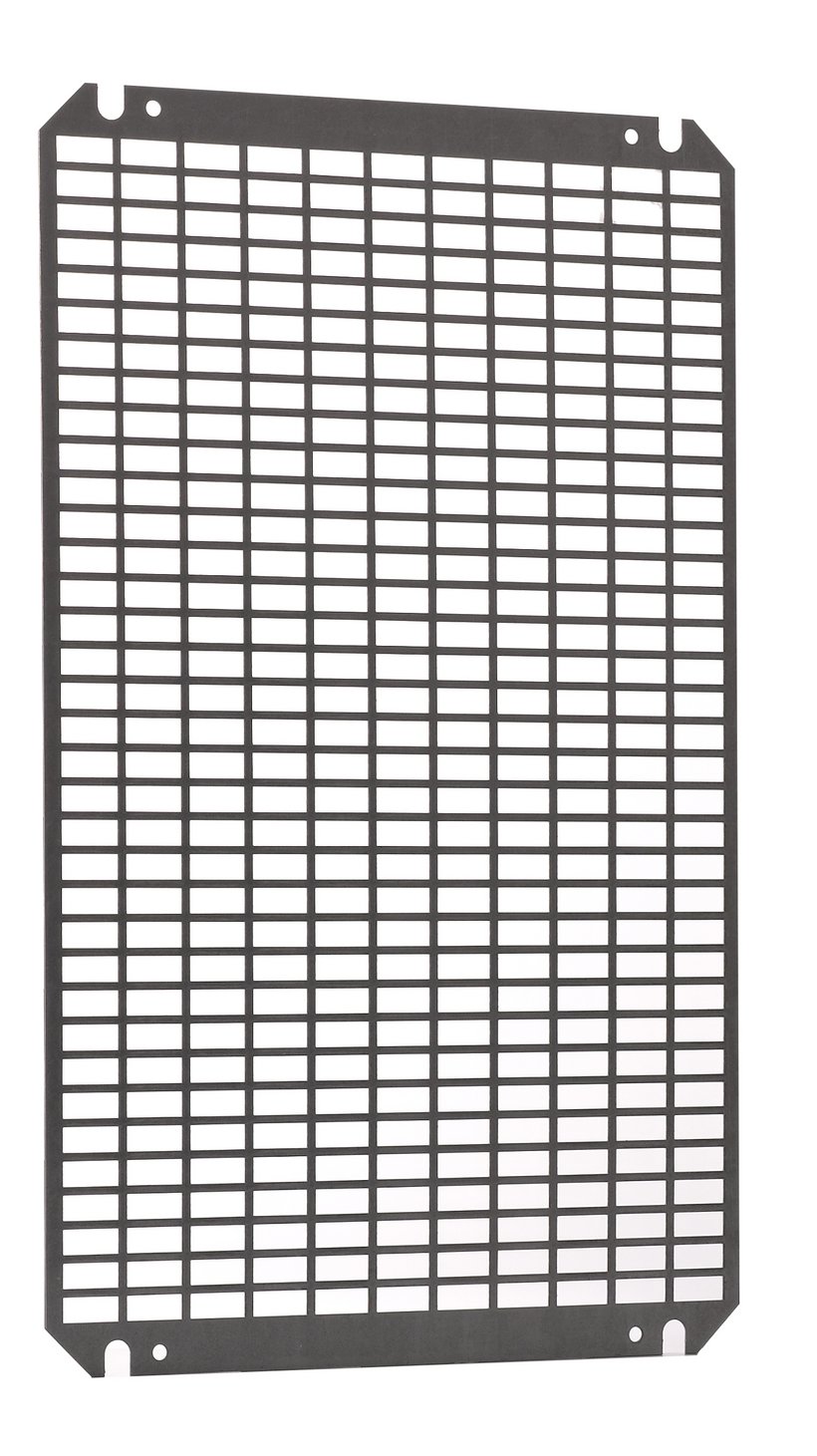 Mounting plate perforated