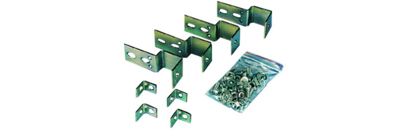 Installation kit for mounting in distribution cabinets Installation kit for mounting in distribution cabinets