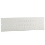 Cable entry plate for serie33 sheet steel with knockouts