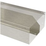 Partition panel for straight duct sections