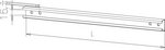 Universal cable support rail