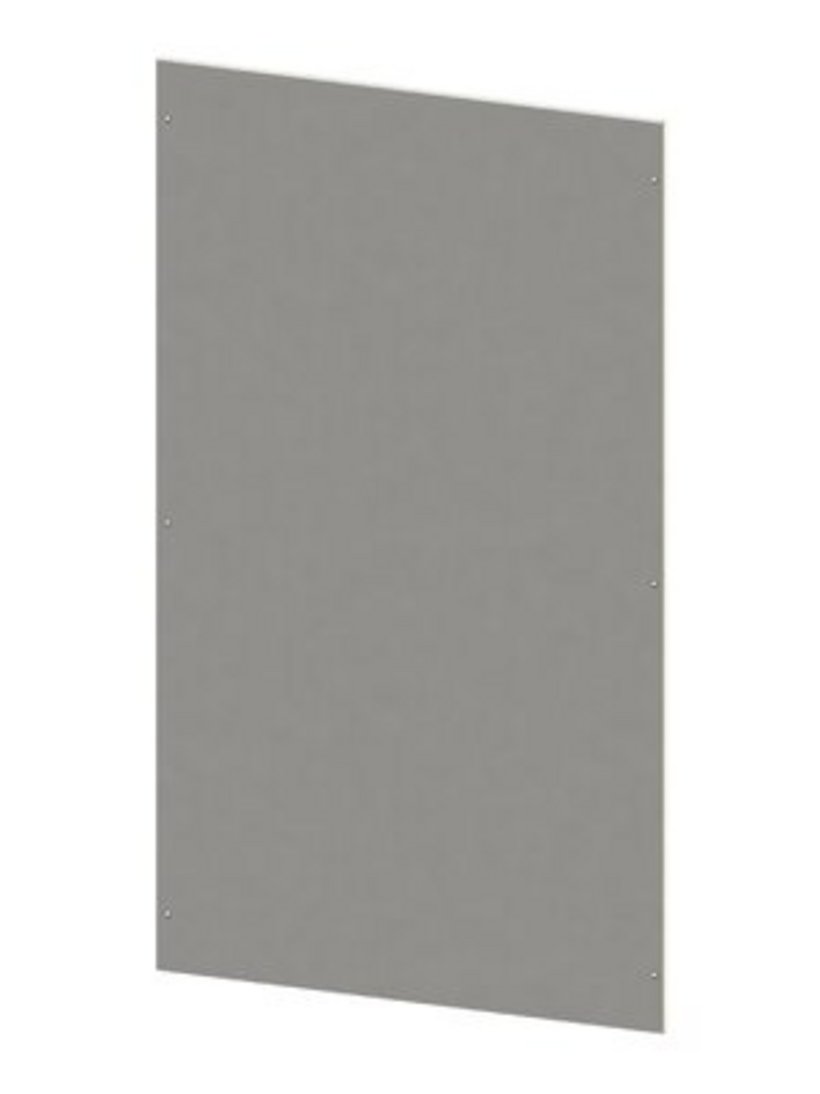 Bolted rear panel made of sheet steel