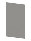 Bolted rear panel made of sheet steel