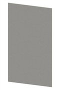 Bolted rear panel made of sheet steel