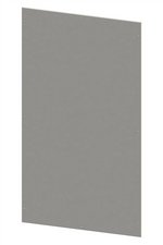 Bolted rear panel made of sheet steel