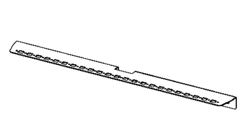Horizontal mounting rail Horizontal mounting rail
