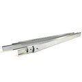 Telescopic slides, bayonet mounting, over-extension