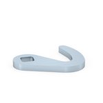 Hook latch for quarter turn latch locks