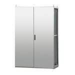 Modular cabinets Stainless steel H375, double door