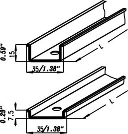 Apparatus rail