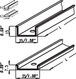 Apparatus rail