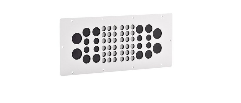Cable entry plate for Series 33 high packing density Cable entry plate for Series 33 high packing density