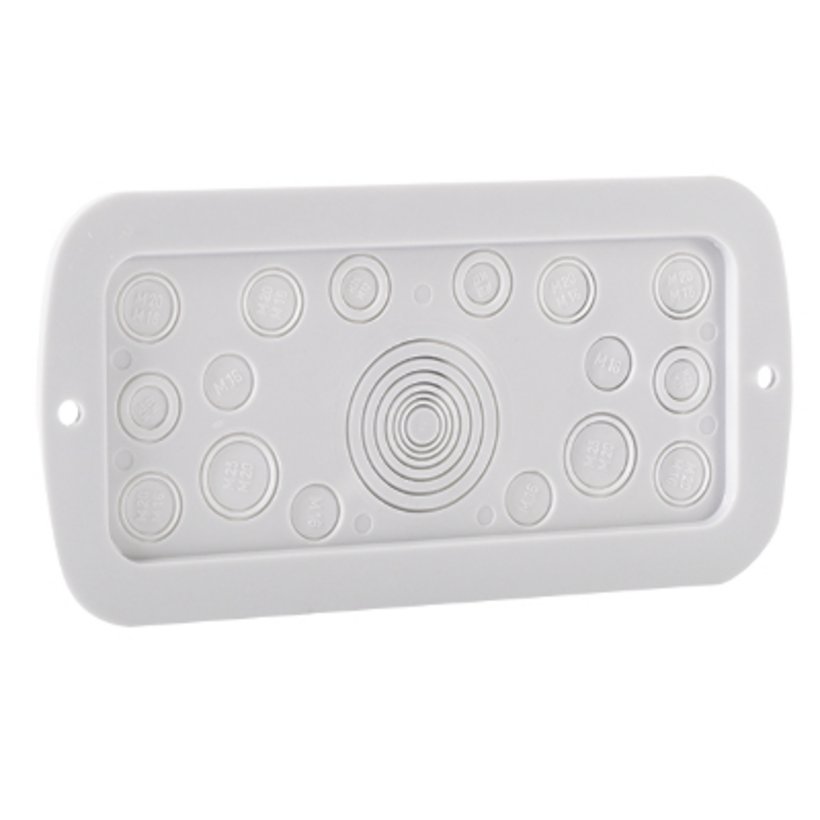 Cable entry plate, plastic Cable entry plate, plastic