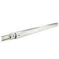Telescopic slides, bayonet mounting, over-extension