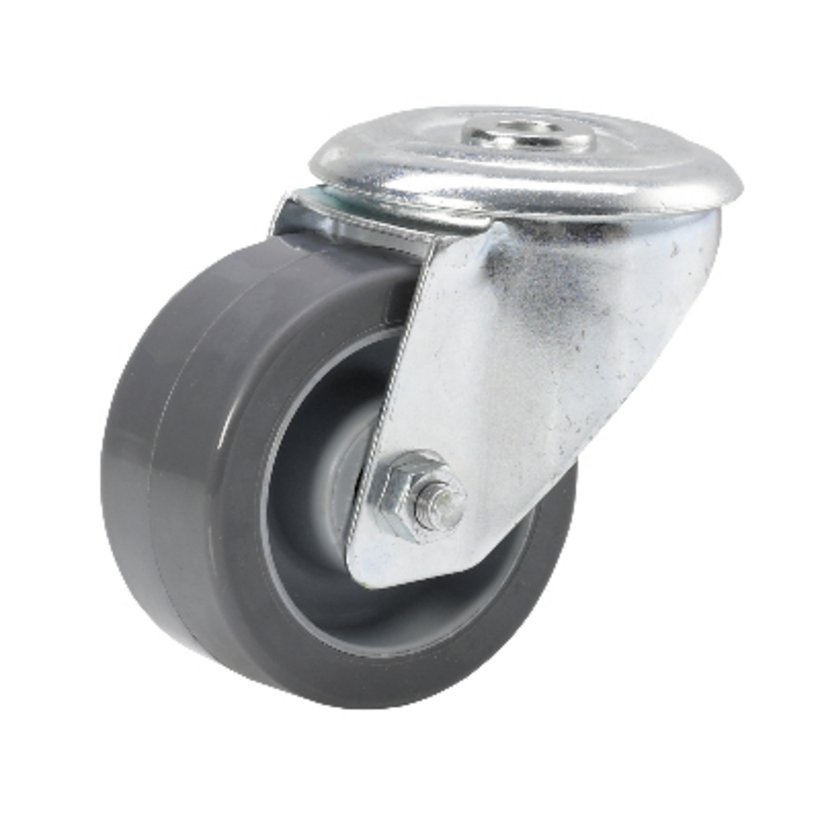 Single swivel caster, load capacity 150 kg Single swivel caster, load capacity 150 kg