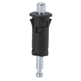 Pin hinge for clipping in
