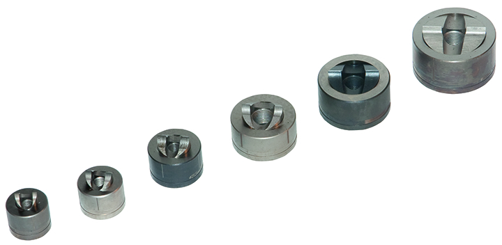Round Punch Plus Kit, Metric from M16 to M50