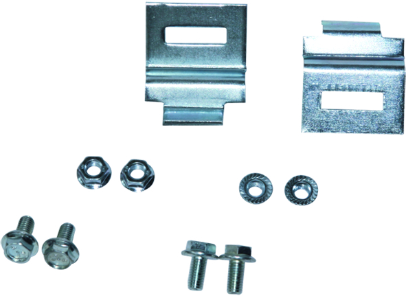 Attachment clip for fixing mounting plates type 0348 to center attachments