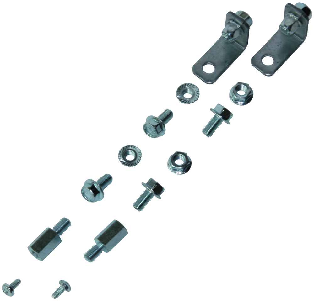 Mounting kit for partial mounting plate to center attachment rails