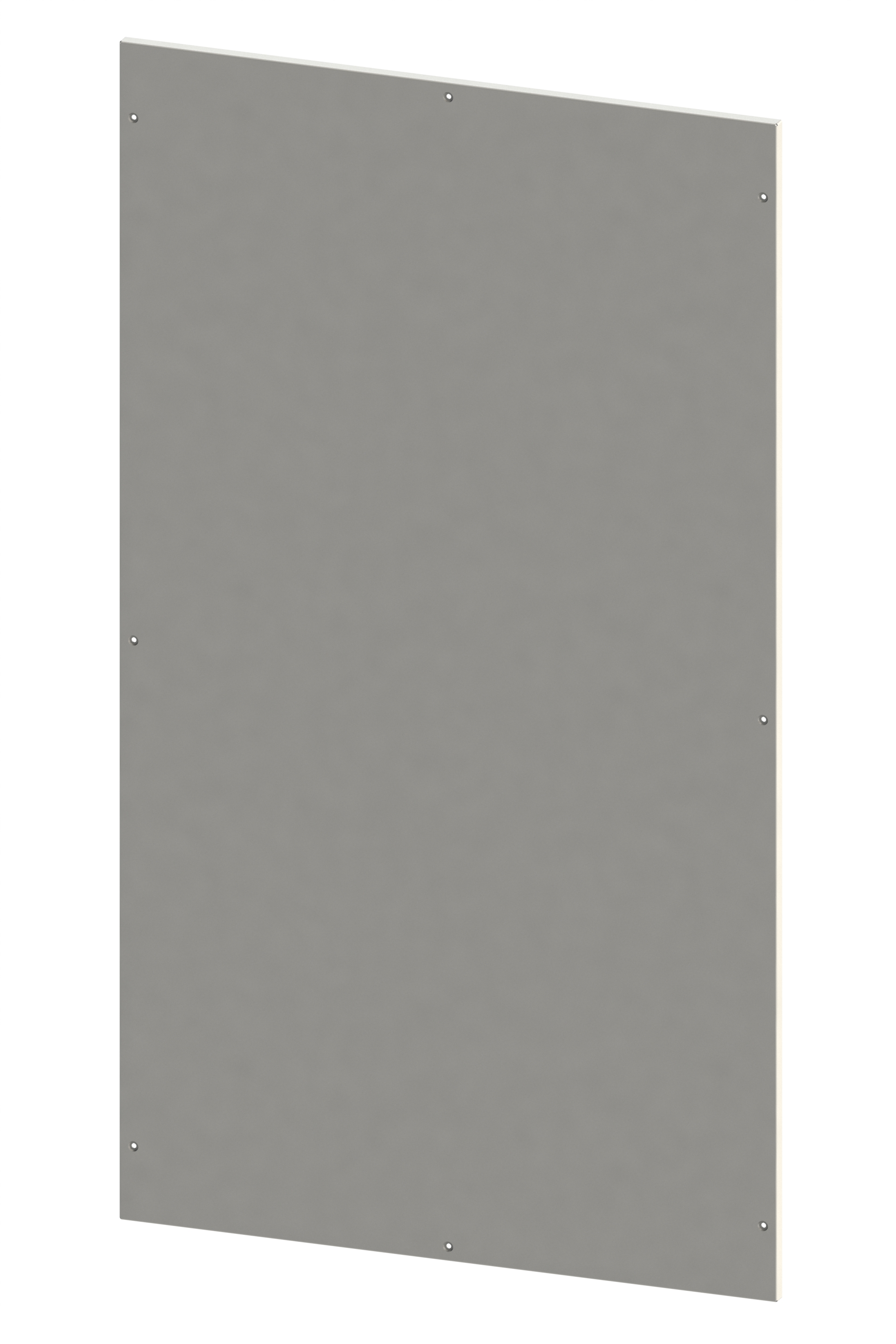 Bolted rear panel made of sheet steel