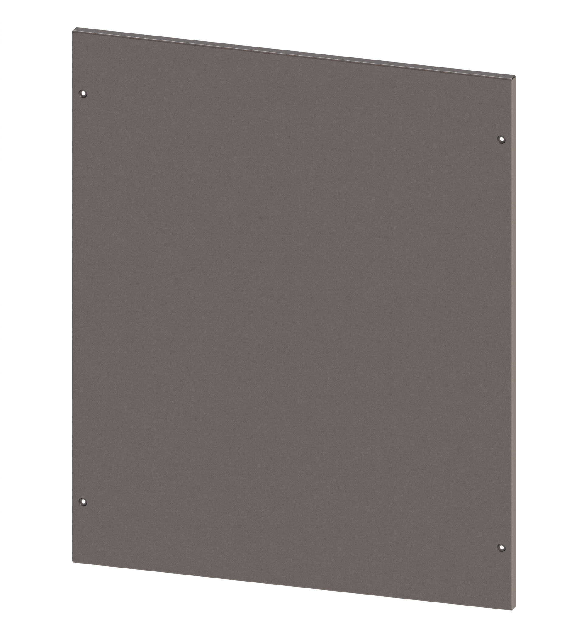 Bolted stainless steel rear panel