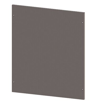 Bolted stainless steel rear panel