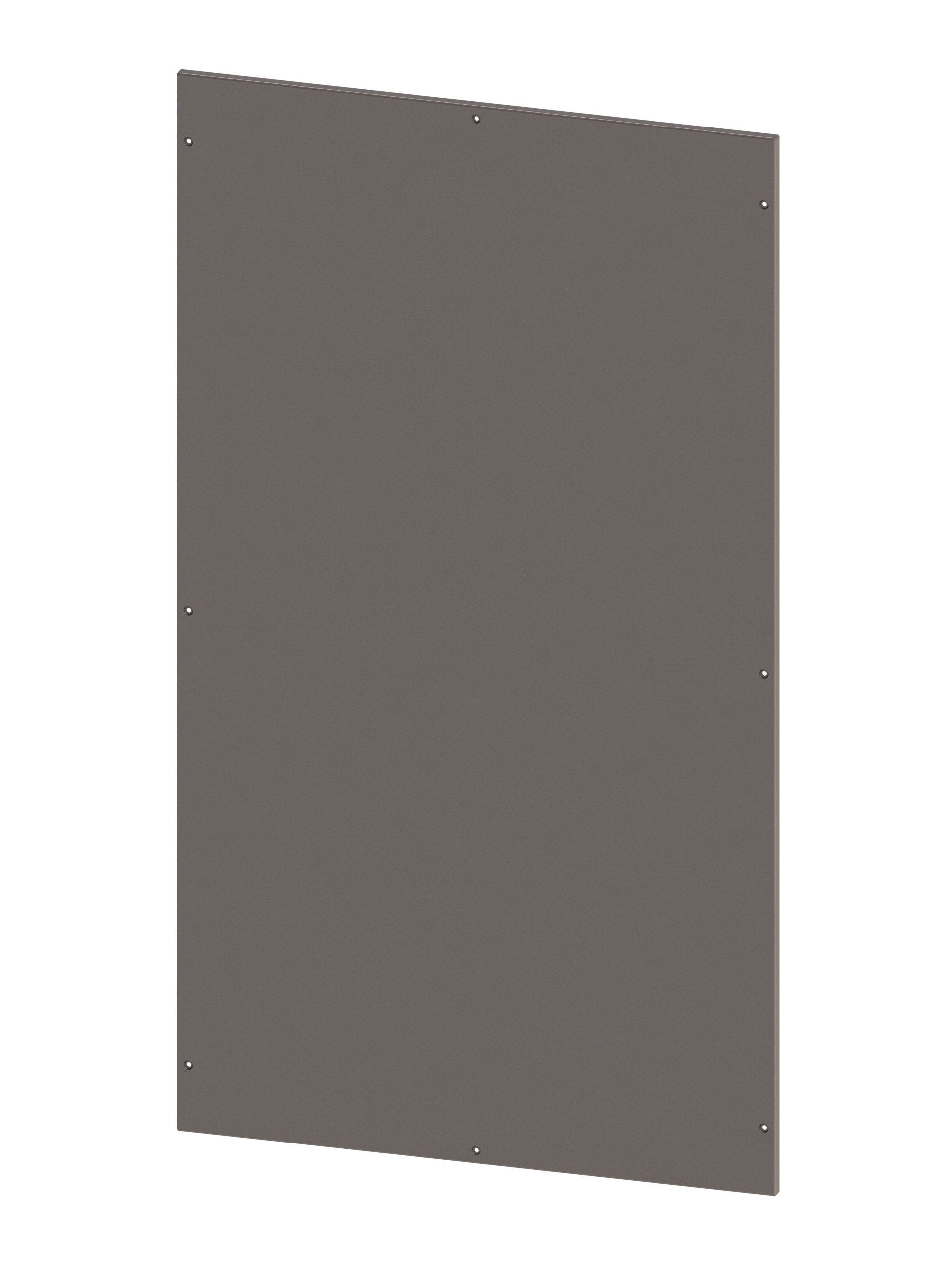 Bolted stainless steel rear panel