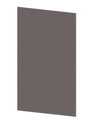 Bolted stainless steel rear panel