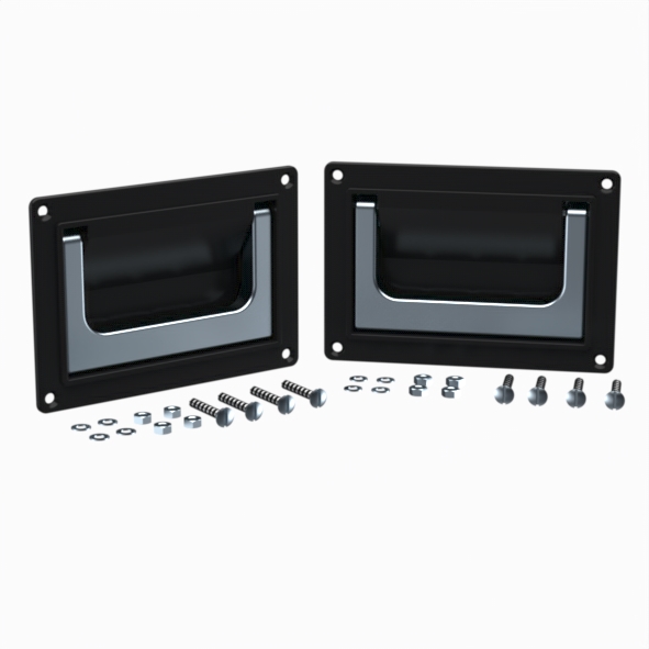 Carrying handle fold-out